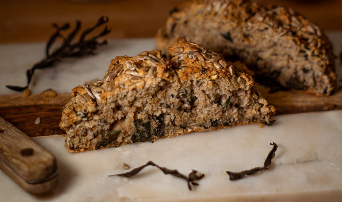 Seed and seaweed soda bread - Preserving the North Sea